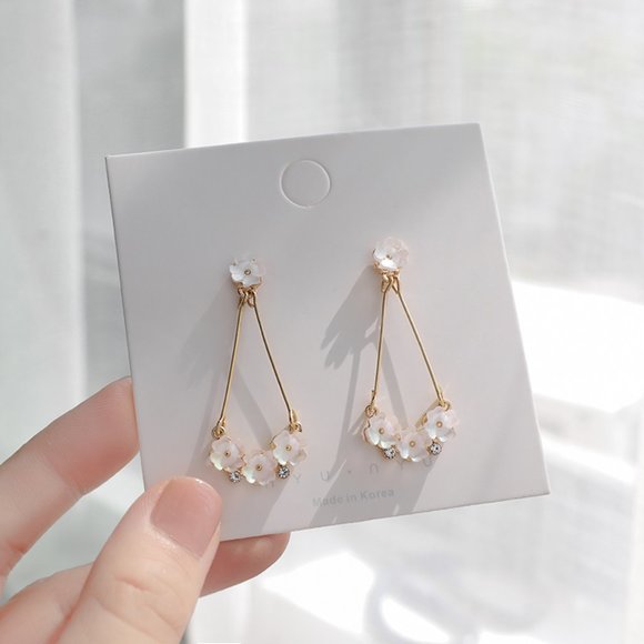 ♠️ NEW Pendant Floral Earrings - Picture 6 of 6